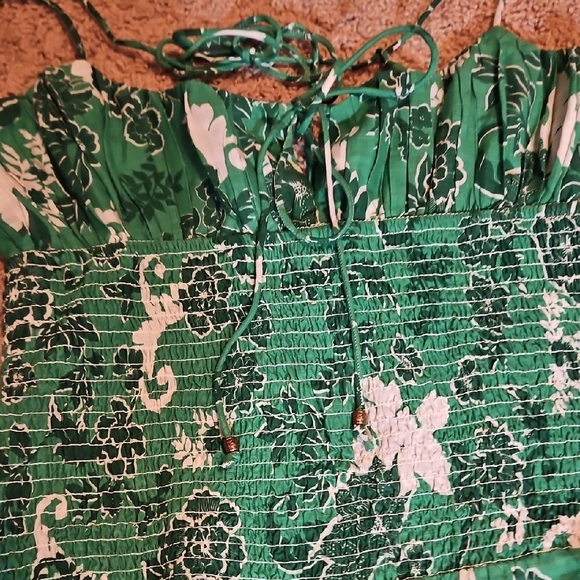 By Anthropologie The Josephine Smocked Drop-waist Maxi Dress - Picture 7 of 9